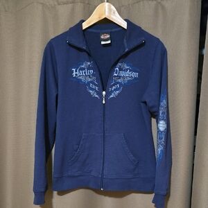 Womans Harley Davidson Zippered Sweatshirt